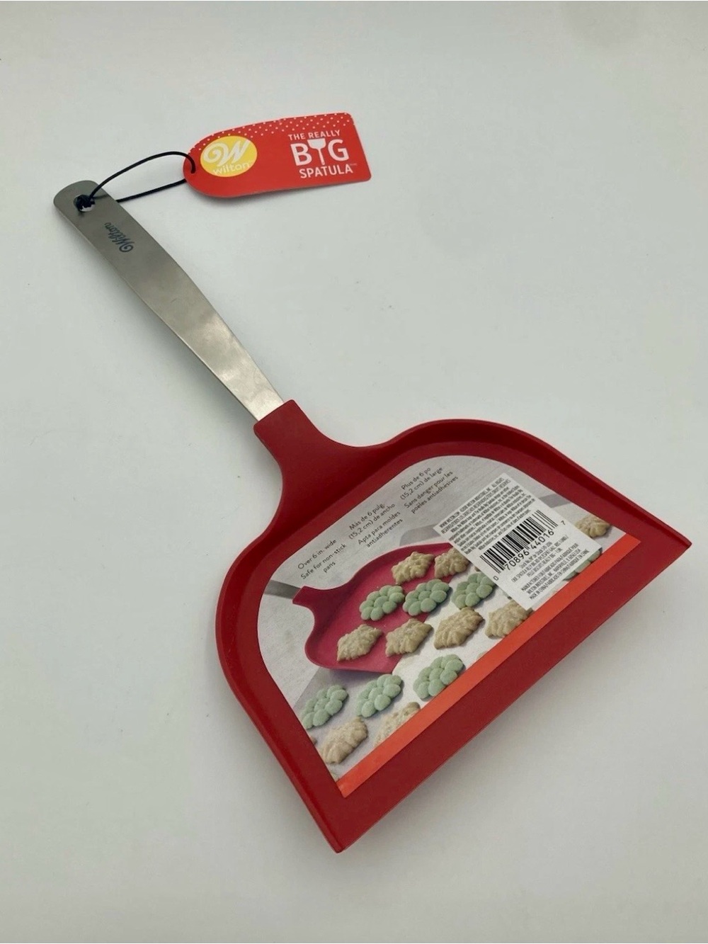 Really Big Wilton Mega Cookie Spatula Red 6 inches Christmas